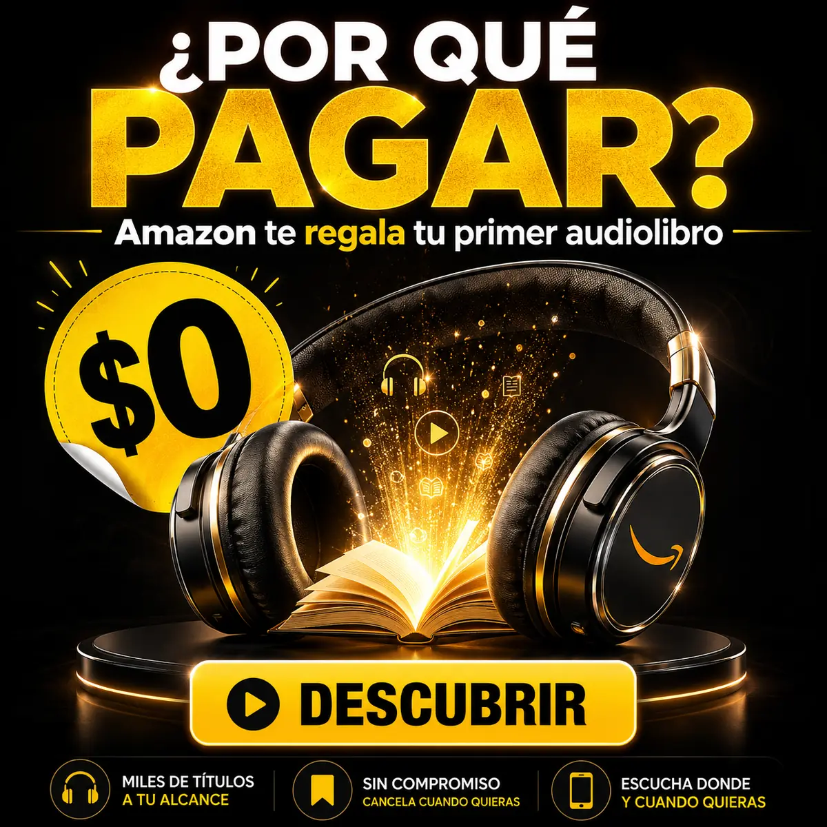 Descarga gratis 2 libros de Audible