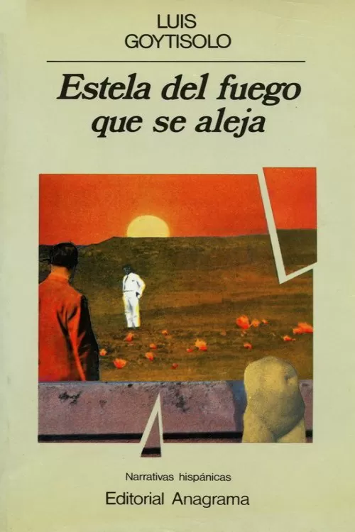 Estela del fuego que se aleja