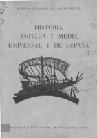 Historia antigua y media universal y de España