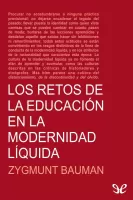 Los retos de la educación en la modernidad líquida